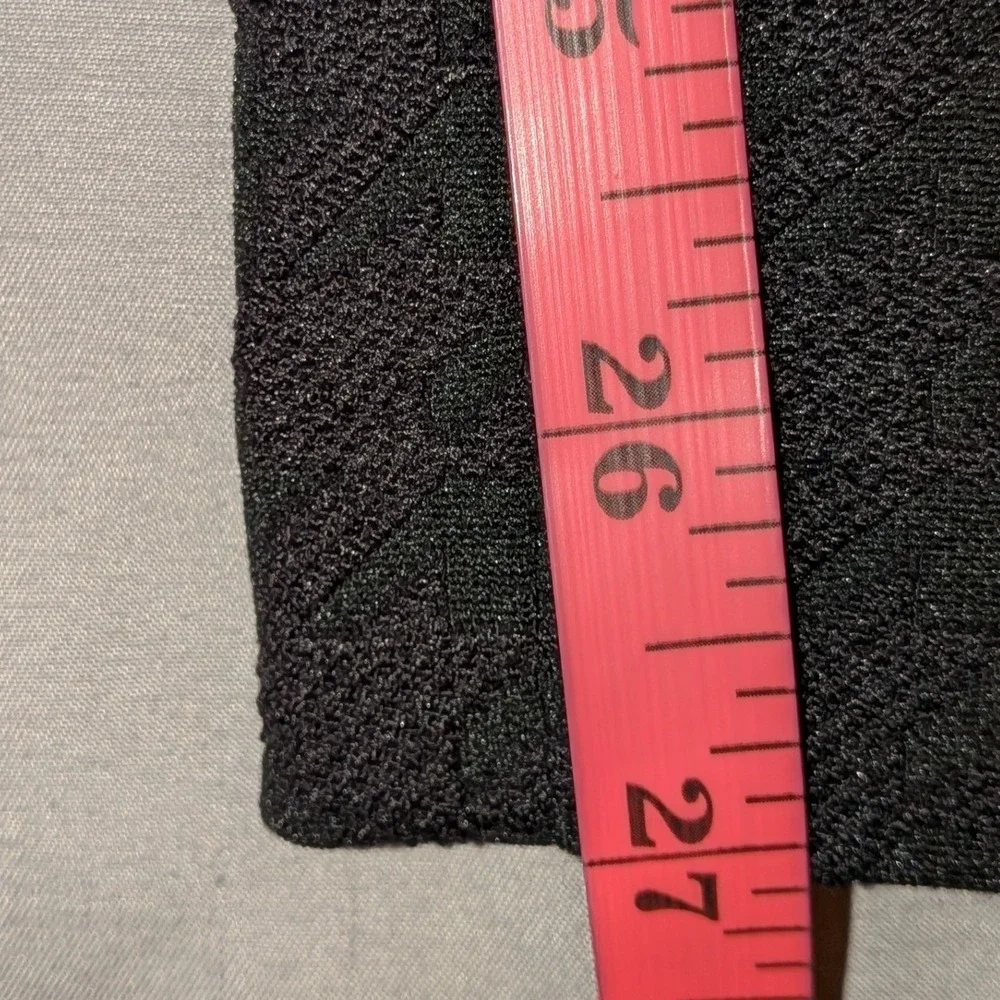 J.McLaughlin Lexi Black Houndstooth Jacquard Slim Side Zip Ankle Pants Size 10